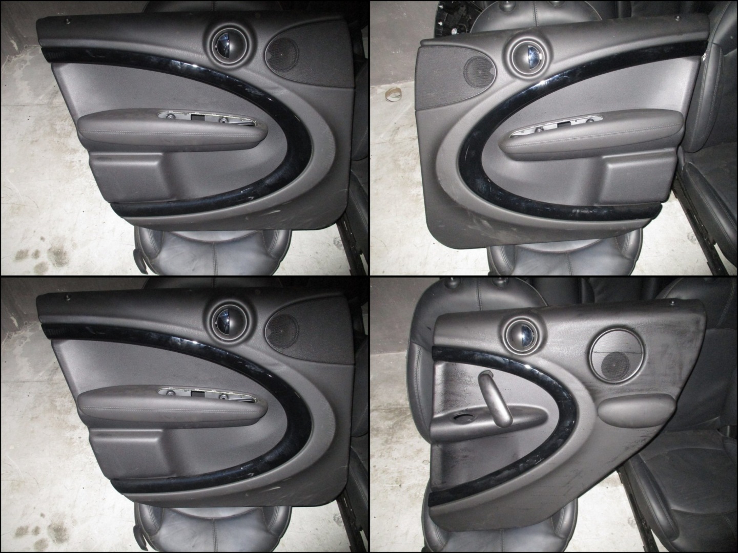 upholstery leather black Mini Countryman