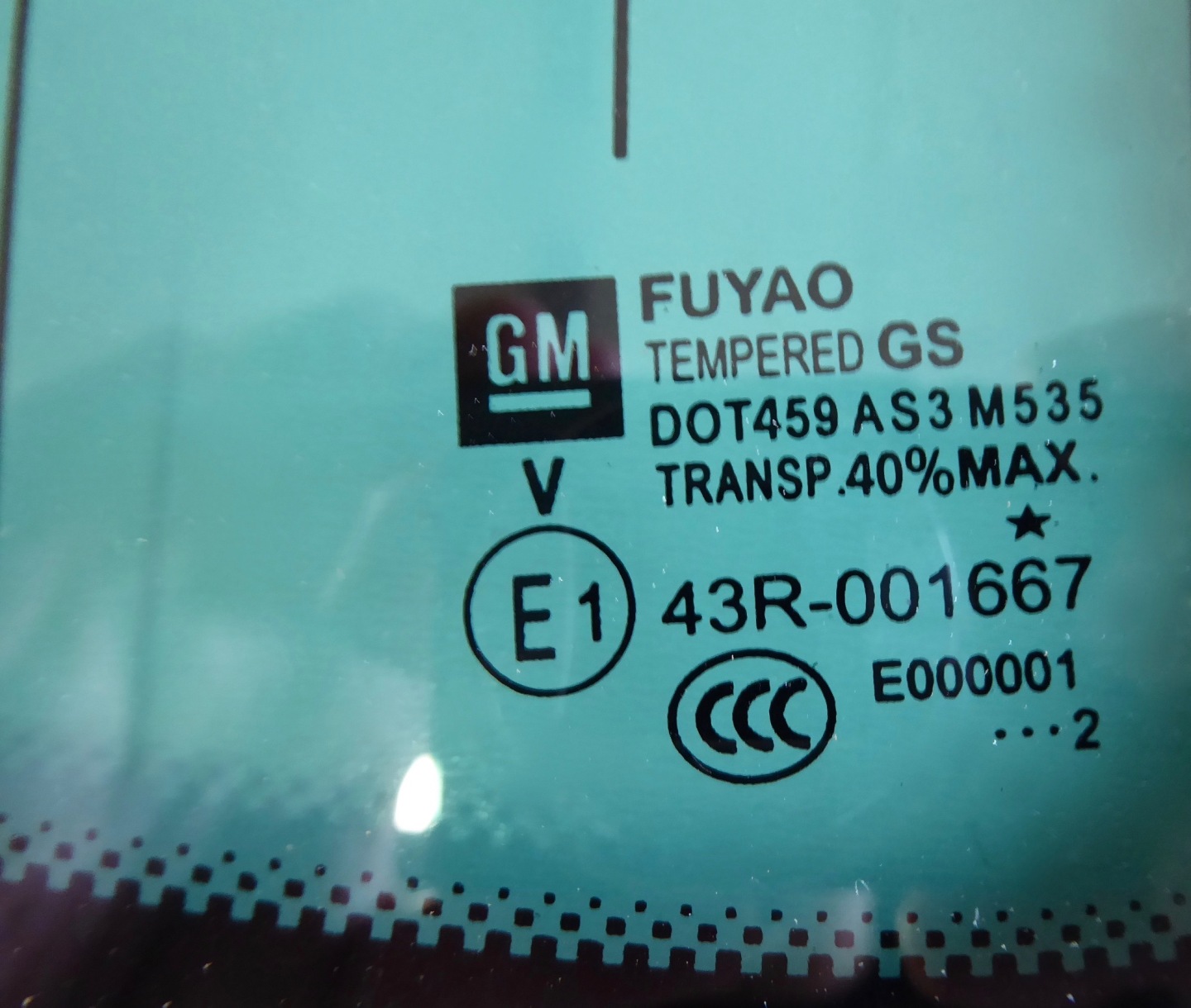 window window right rear part OPEL ZAFIRA C 2012