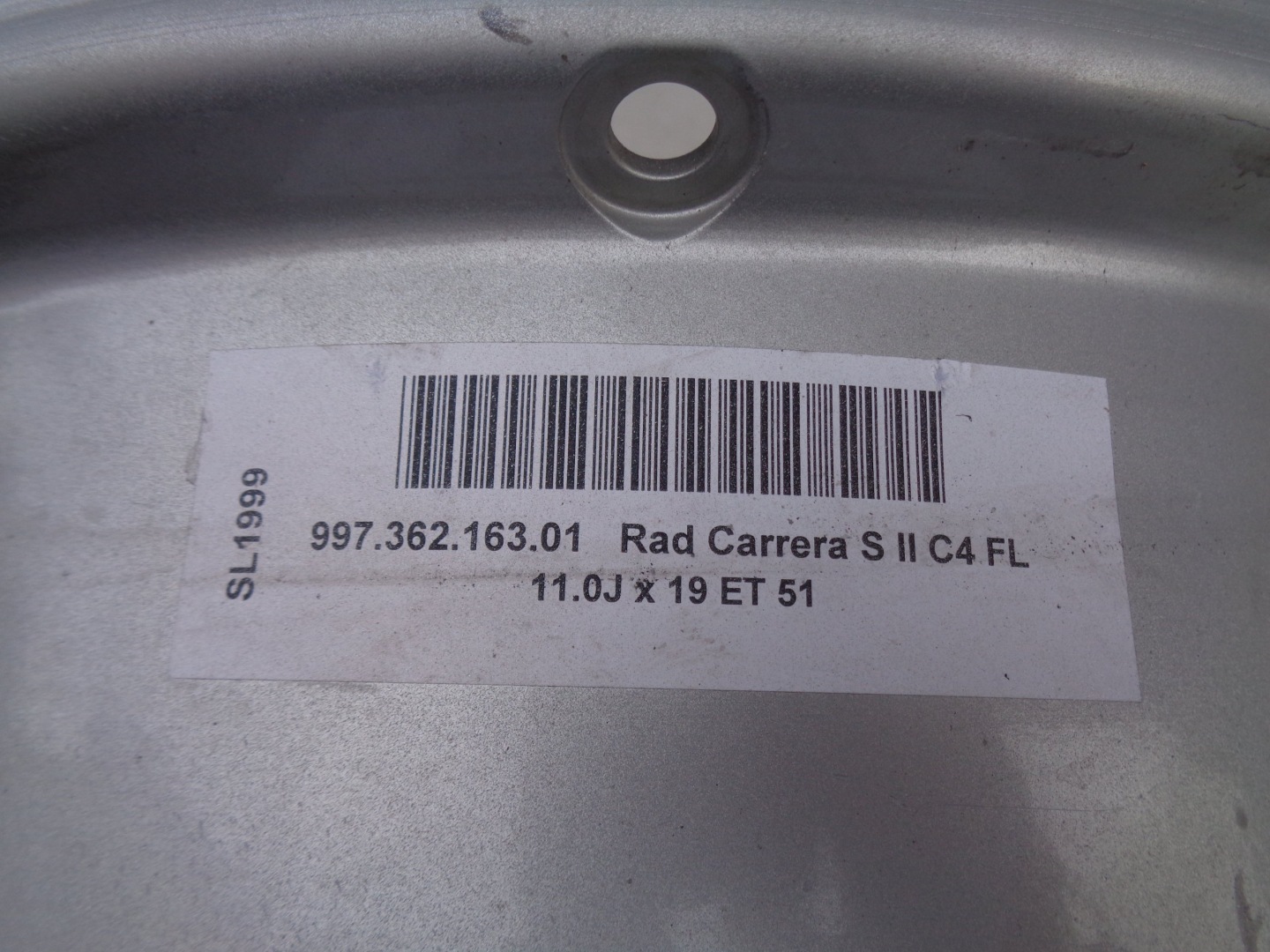 disk hliníkový PORSCHE CARRERA 11JX19 ET51 5X130