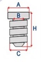 BERME CENTRALE BOUTONS COUVERCLES COFFRE COUVERCLES DE CAPOT 11,3 photo 2 - milautoparts-fr.ukrlive.com