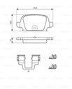 SABOTS DE FREIN BOSCH ARRIÈRE - OPEL TIGRA TWINTOP photo 2 - milautoparts-fr.ukrlive.com