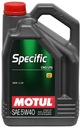 MOTUL SPECIFIC CNG/LPG OIL 5W40 5л.