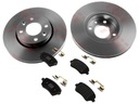 DISCS + PADS TRW FRONT NISSAN MICRA K12 NOTE E photo 2 - milautoparts-fr.ukrlive.com