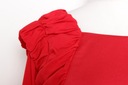 Elegantné šaty červená 46 PaniXL Dominujúci materiál viskóza