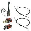 DISTRIBUTEUR HYDRAULIQUE 2 SEK 40L K16 3 SECTION JOYSTICK 1P CÂBLES 2Mphoto 9