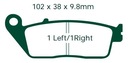 SABOTS DE FREIN AVANT HONDA XL 600 V TRANSALP FMX 650 DN-01 photo 2 - milautoparts-fr.ukrlive.com