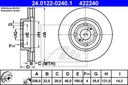 DISQUES SABOTS DE FREIN ATE AVANT TOYOTA YARIS II P13 258MM photo 2 - milautoparts-fr.ukrlive.com