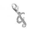 CHARMS litera SREBRO 925 F literka do bransoletki