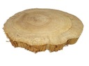 Срез деревянного диска без коры Дуб 15-19 см флек