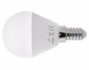 ŽIAROVKA LED SMD G45 E14 1W GULIČKA TEPLÁ BIELA