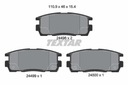 PADS TEXTAR REAR - CHEVROLET CAPTIVA photo 2 - milautoparts-fr.ukrlive.com