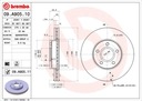 DISCS I PADS BREMBO FRONT - FORD C-MAX II 278MM photo 2 - milautoparts-fr.ukrlive.com