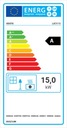 Vzduchový krb oceľový LUCY SLIM 10 kW fi 160 Trieda energetickej účinnosti A+