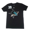 Juniorské tričko SJ Sharks Couture Reebok NHL L Rukáv krátky rukáv