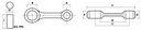 CONNECTING ROD EXC WOSSNER P4066 photo 2 - milautoparts-fr.ukrlive.com