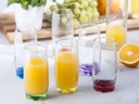 Szklanki szklanka do napojów drinków 350 ml kolorowe Glasmark komplet 6 szt Kod producenta 01030076