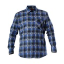 Flanelová košeľa kockovaná modrá, 170g/m², S LAHTI PRO (LPKF3S) Veľkosť S