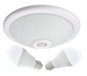 Oprawa plafon z czujnikiem ruchu 360st DO LED 2x10