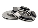 DISCS 2 PCS. + PADS FRONT AVENSIS T25 COROLLA VERSO photo 1 - milautoparts-fr.ukrlive.com