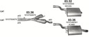 SILENCER CENTRAL BMW 5 E 39 POJ.2,2+2,5+3,0 00-03R. photo 2 - milautoparts-fr.ukrlive.com