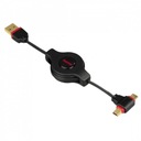 Кабель HAMA 2в1 Micro USB — Mini USB в рулоне, 0,75 м