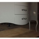 BN Komoda, konzola, písací stôl toaletný stolík glamour lesk Výška nábytku 86 cm