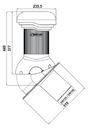 VENTILAČNÁ SKRINKA FI 125 mm na šindeľ papa plech Hmotnosť (s balením) 2.5 kg