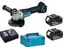 Аккумуляторная шлифовальная машина 18В Makita DGA504RTJ 2X5.0Ah