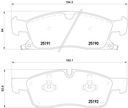 BREMBO SABOTS DE FREIN AVANT GRAND CHEROKEE IV WK2 11- photo 3 - milautoparts-fr.ukrlive.com