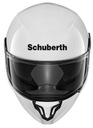 SCHUBERTH наклейка на шлем черная 75-43P