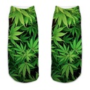 ПРОЧНЫЕ НОСКИ ДЛЯ НОГ FULLPRINT 3D WEED GREEN