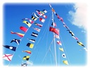 Flaga DANIA na jacht 30x40 cm Bandera jachtowa żeglarska DANII Marka Flagi-Shop Hurtownia Flag