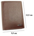 Pánska kožená peňaženka 100% KOŽA 2 farby CLASSIC Veľkosť stredná