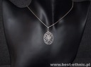 Prívesok strieborný elegantný ornament krásny Druh Orientálny Ručne vyrobené Šperkársky výrobok