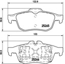 BREMBO SABOTS DE FREIN ARRIÈRE RENAULT TALISMAN 1.5 1.6 2.0 photo 2 - milautoparts-fr.ukrlive.com