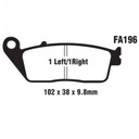 HAM.KLOCKI/MOTOCYKL/ YAMAHA SABOTS DE FREIN DE FREIN EBC SFA 196 (2 SZT.) photo 2 - milautoparts-fr.ukrlive.com