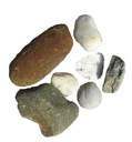 RIVER GRAVEL MIX COLOR белый коричневый МЕШОК 25 КГ