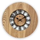Часы настенные деревянные, металлические цифры E07.3665
