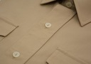 Britská vojenská košeľa Khaki FAWN Army 39 Rukáv krátky rukáv