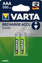 Аккумуляторные батареи VARTA R3 AAA 550 мАч SOLAR x2