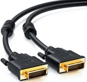 КАБЕЛЬ DVI-DVI ДЛИНОЙ 1,8 М ЗОЛОТОЙ 24+1 ЦИФРОВОЙ FULL HD!