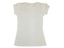 Кремовая блузка-туника ENJOY с короткими рукавами и пайетками 128