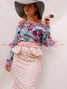 SURrreal elegantná ceruzková sukňa GEOMETRIA XXL Dominujúci vzor iný vzor