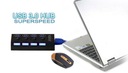 USB 3.0 HUB AKTÍVNY ROZDEĽOVAČ 4 porty napájací adaptér Kód výrobcu 556555566