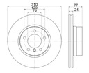 DISQUES DE FREIN AVANT ATM MIKODA BMW E60 310MM photo 9 - milautoparts-fr.ukrlive.com