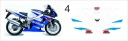 НАКЛЕЙКИ SUZUKI GSXR GSX R 600 750 1000 K1,K2,K3  фото 5