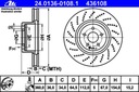 ATE DISQUES AVANT MERCEDES C-CLASS W205 E W212 photo 1 - milautoparts-fr.ukrlive.com