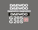 Наклейки на погрузчик DAEWOO G 20S