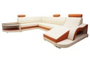 Rohová sedačka Relax Podkova U Vegas Szezlong + Stolík Šírka nábytku 360 cm