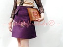 SURrreal Vyšívaná sukňa AFRIKA KMENE purpurová Dominujúci vzor iný vzor